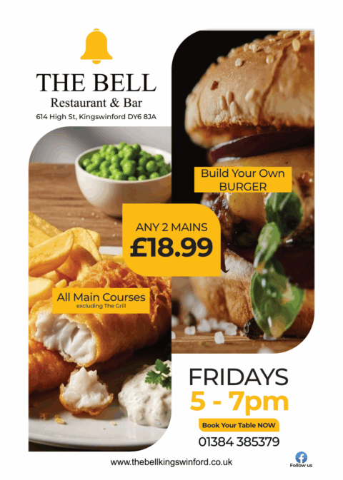 Restaurant Flyer - The Bell - Social Media
